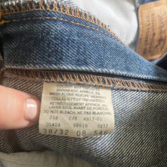 Levis orange tab vintage jeans eclectic grandpa look has some distressing - Picture 10 of 10